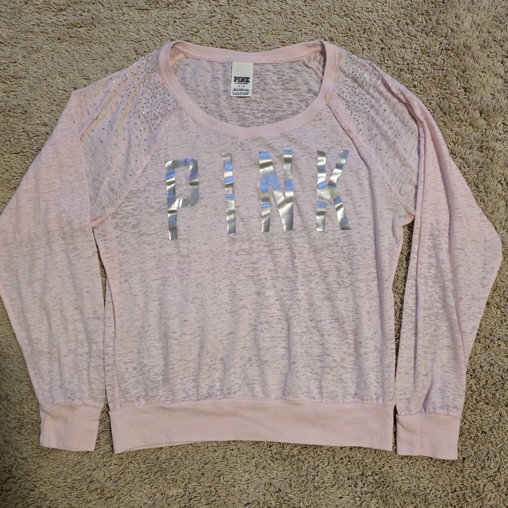 Victoria's Secret Pink Heathered Top